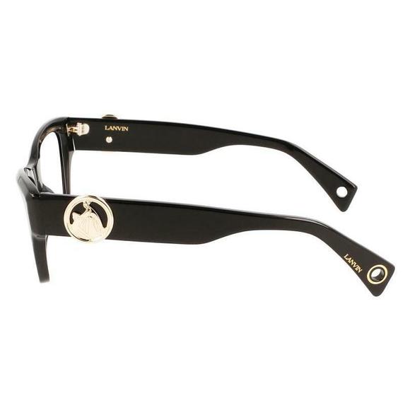 NEW Lanvin LNV2617 001 Black Eyeglasses 52/18/140 with Lanvin Case - Picture 3 of 5